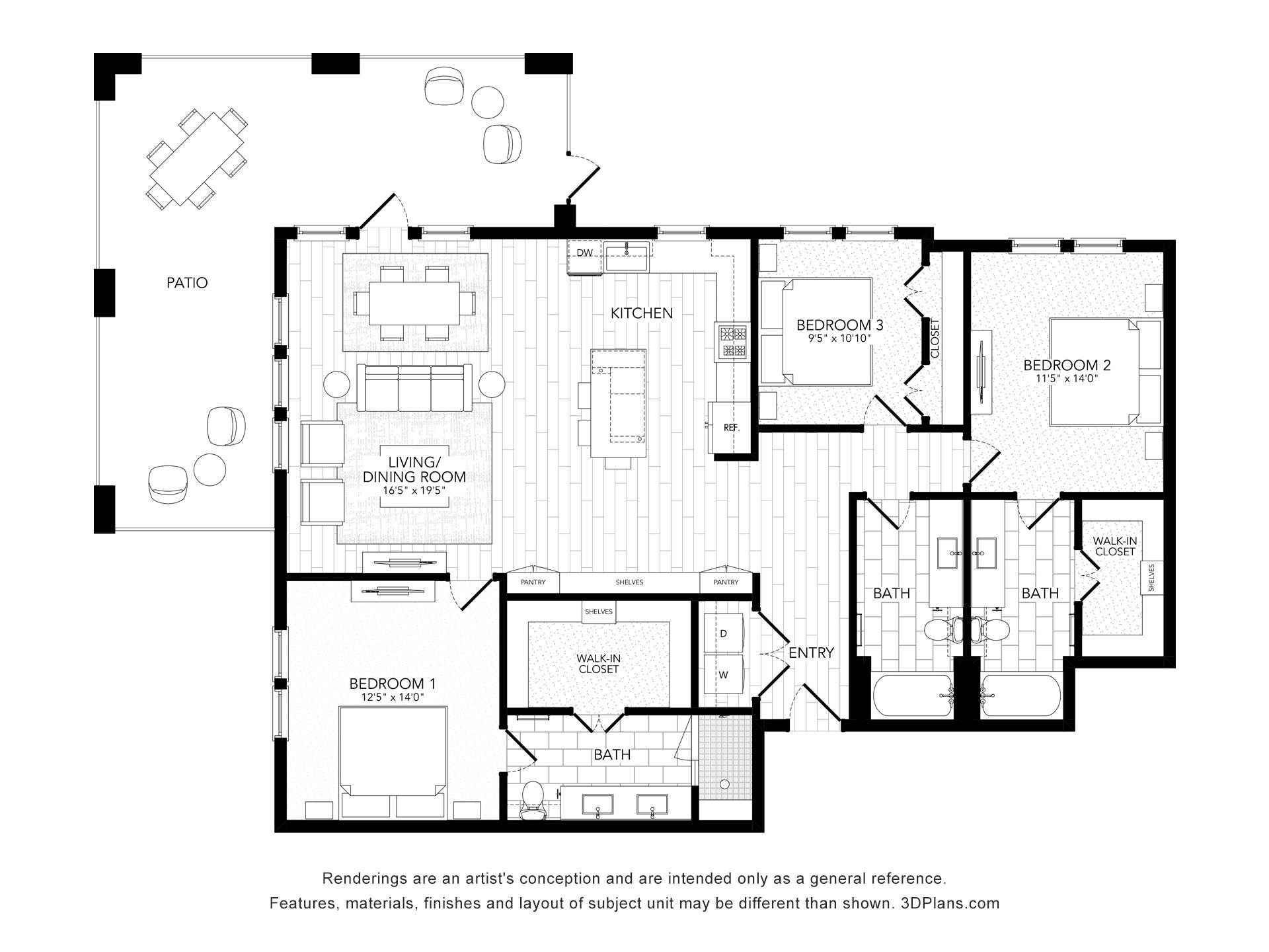 C1 floor plan