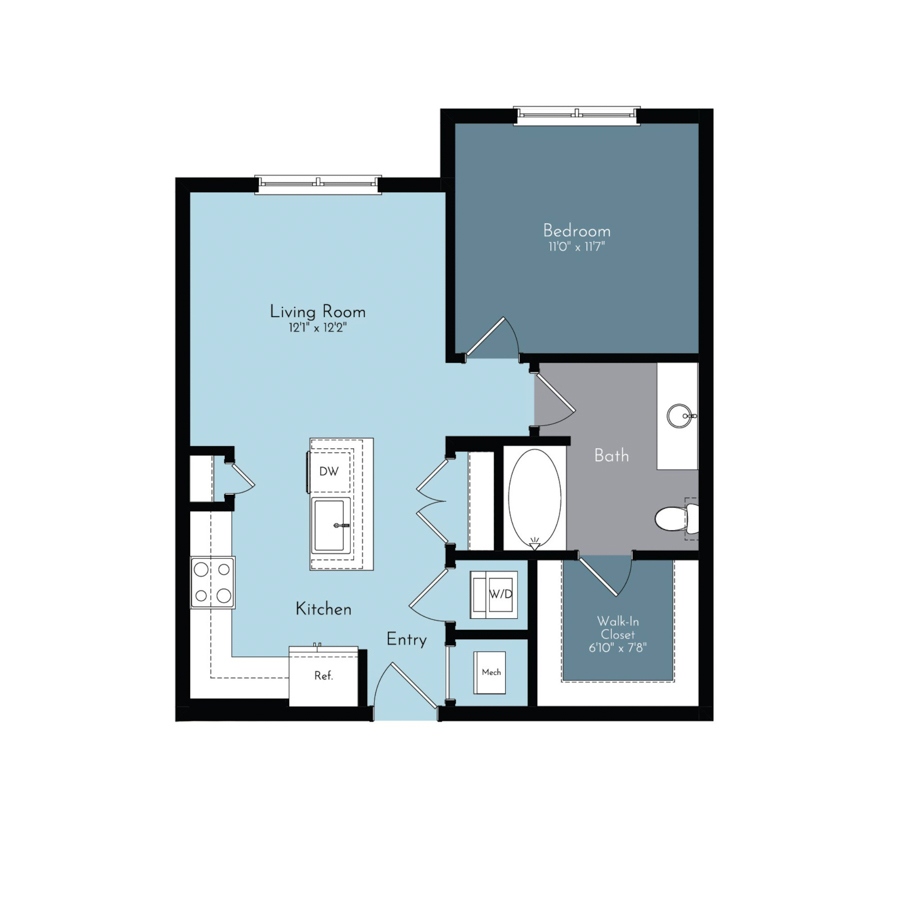 A1 floor plan