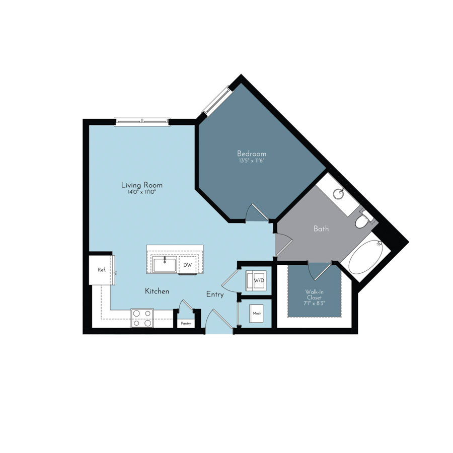 A2 floor plan