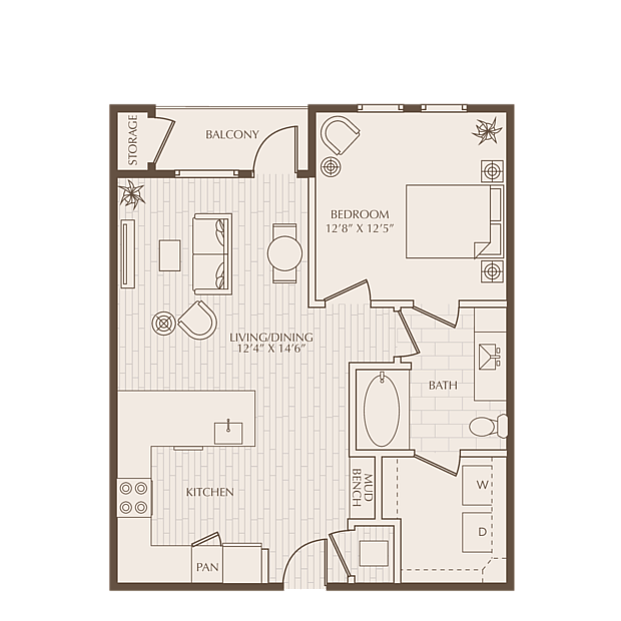 A2 floor plan