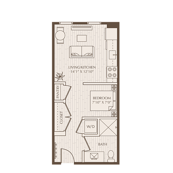 E1F floor plan