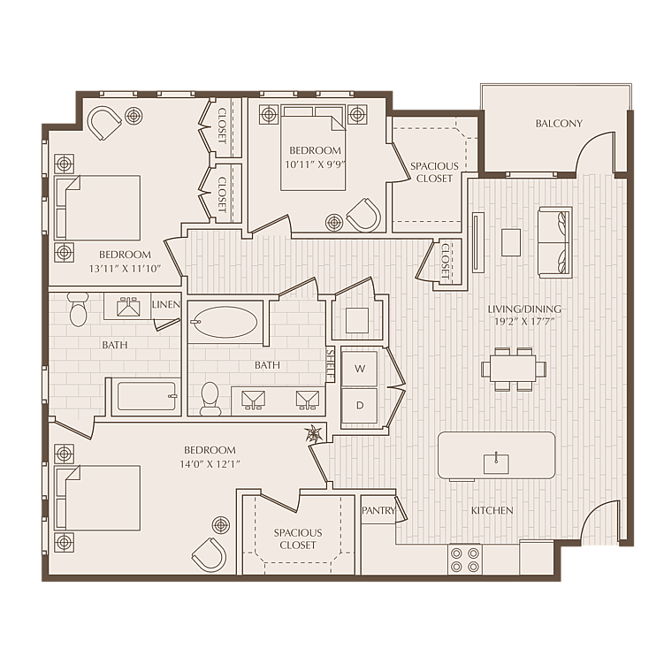 C1H floor plan