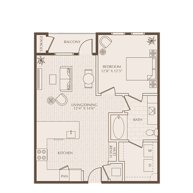 A2 floor plan