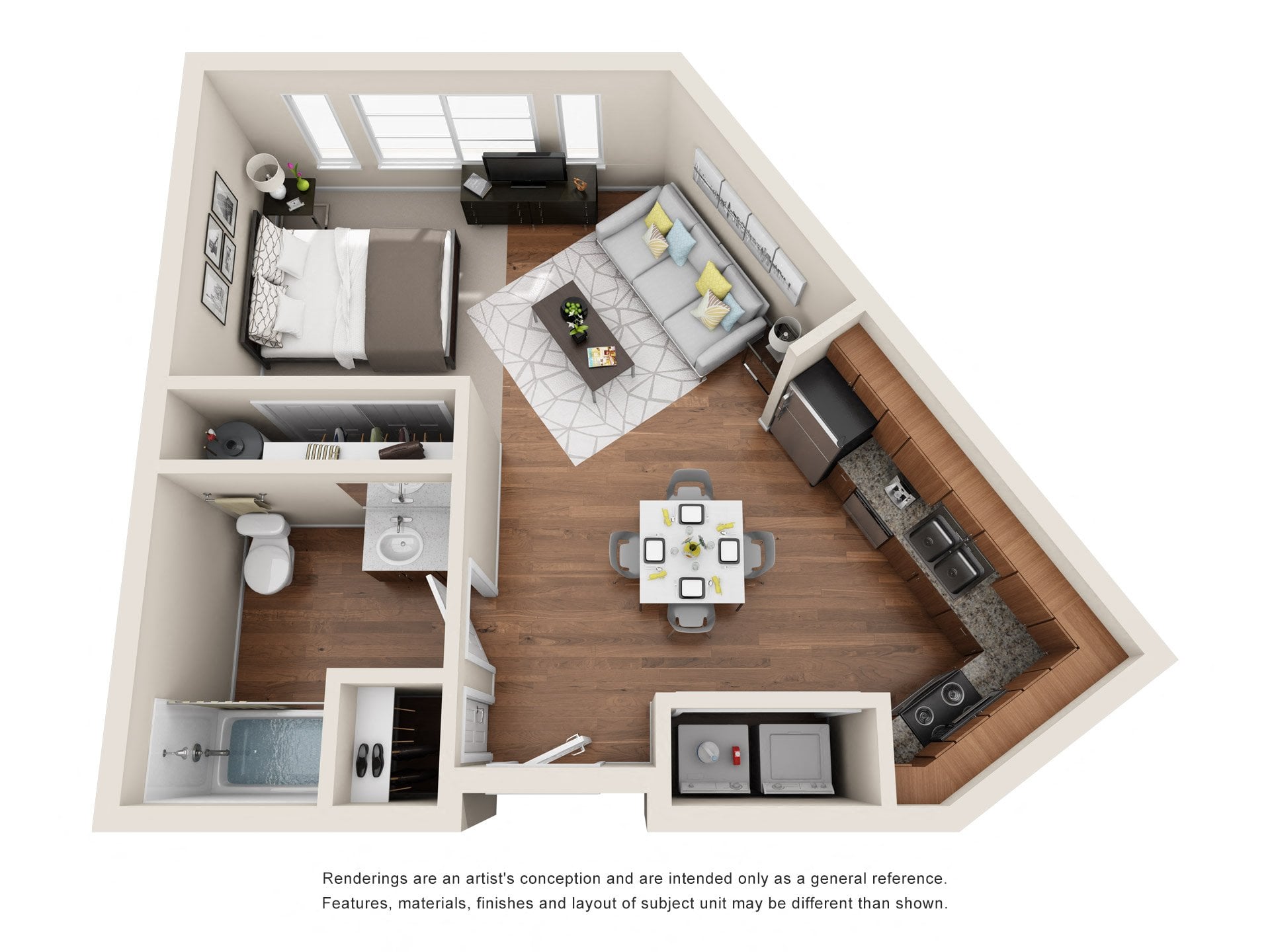 Serene floor plan