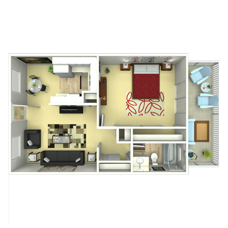 A1 floor plan