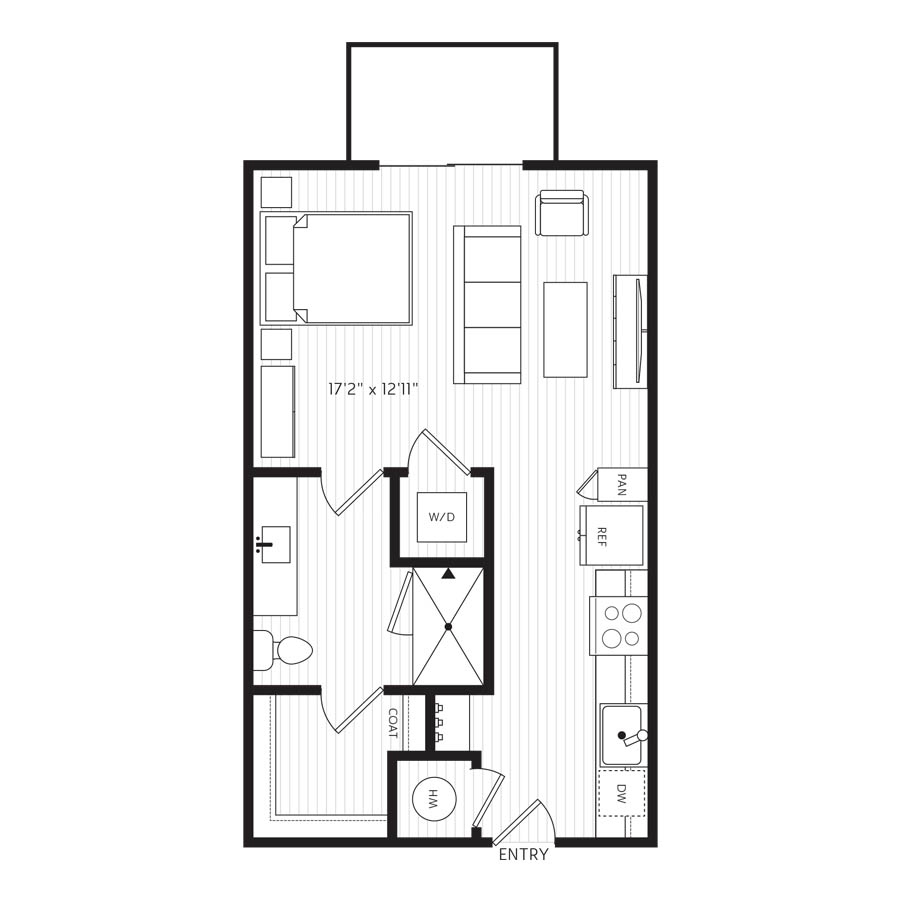 E1 floor plan
