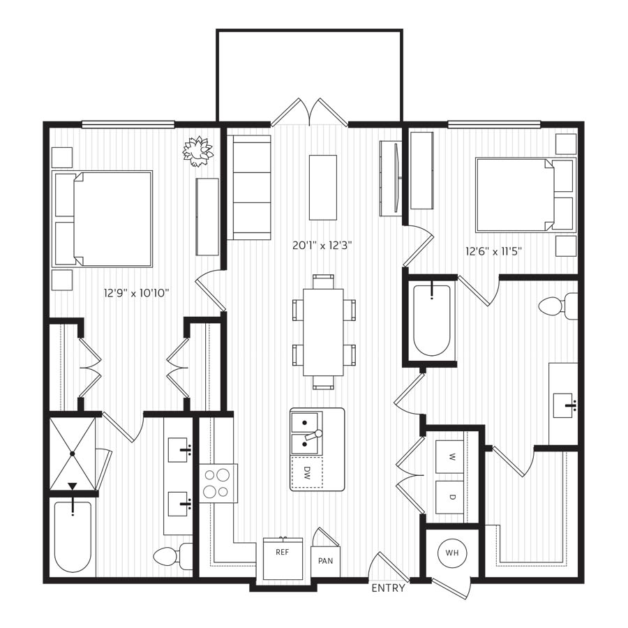 B1HC floor plan