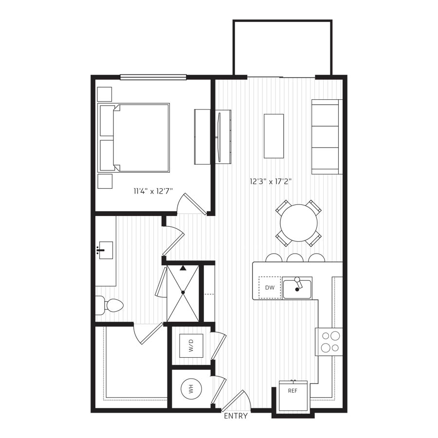 A2 floor plan