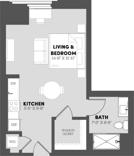 Studio-ST3 floor plan
