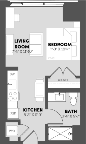 Studio-ST1 floor plan