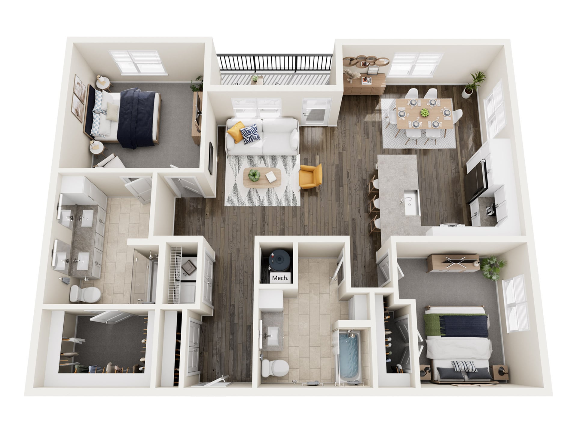 B2A floor plan