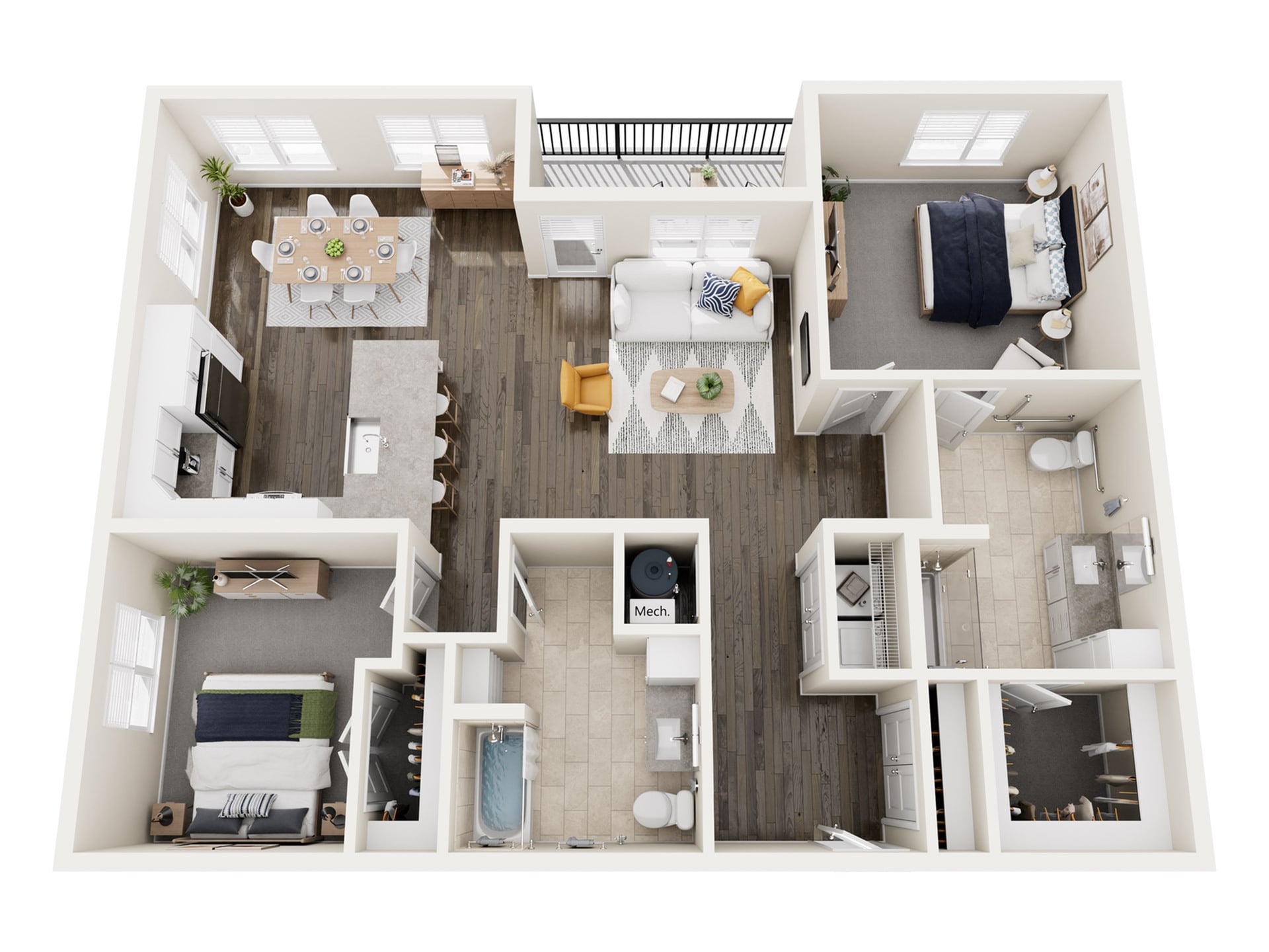 B2 floor plan