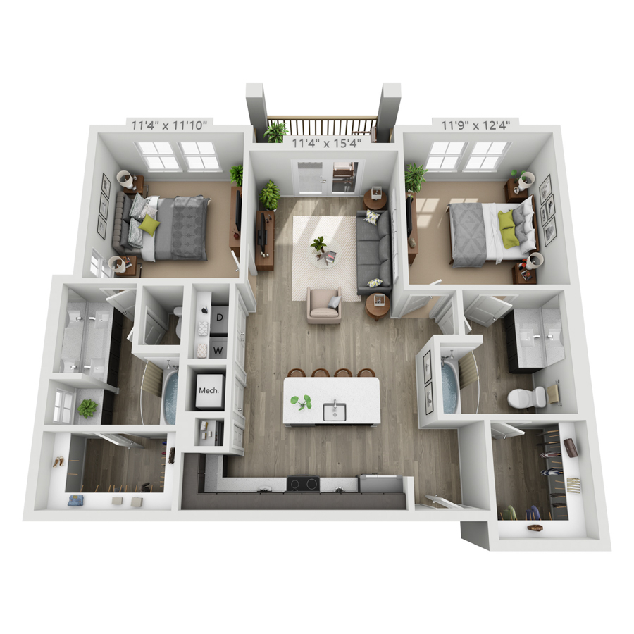 B2 floor plan