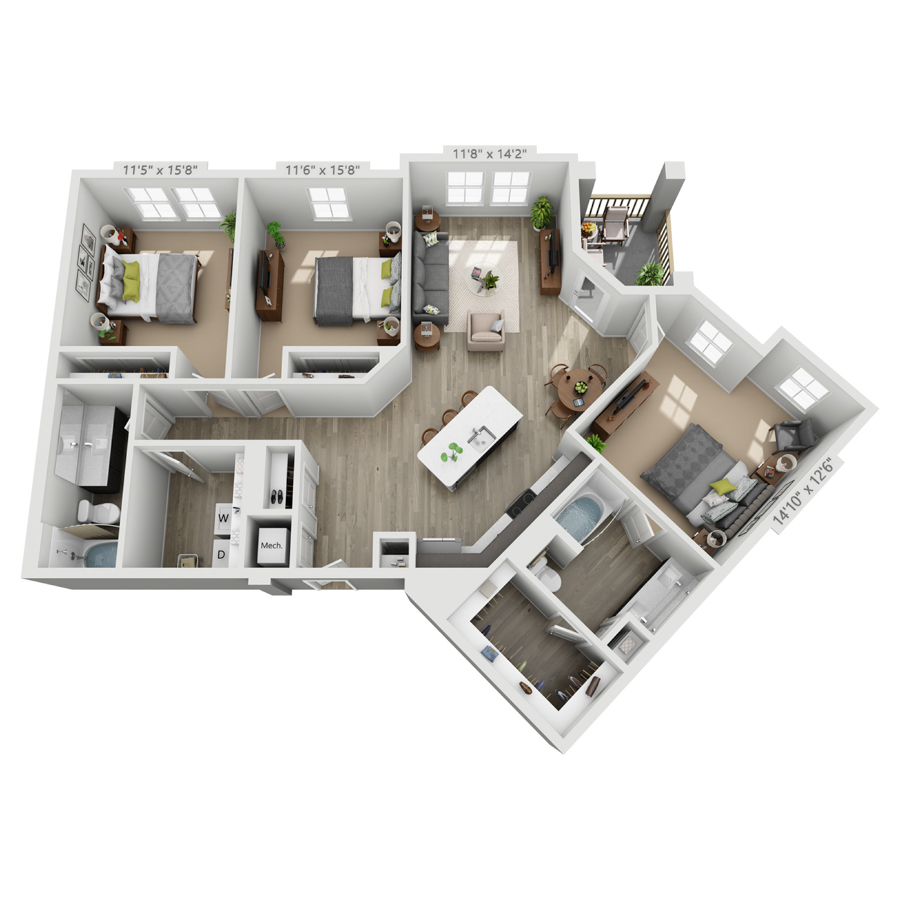 C1 floor plan