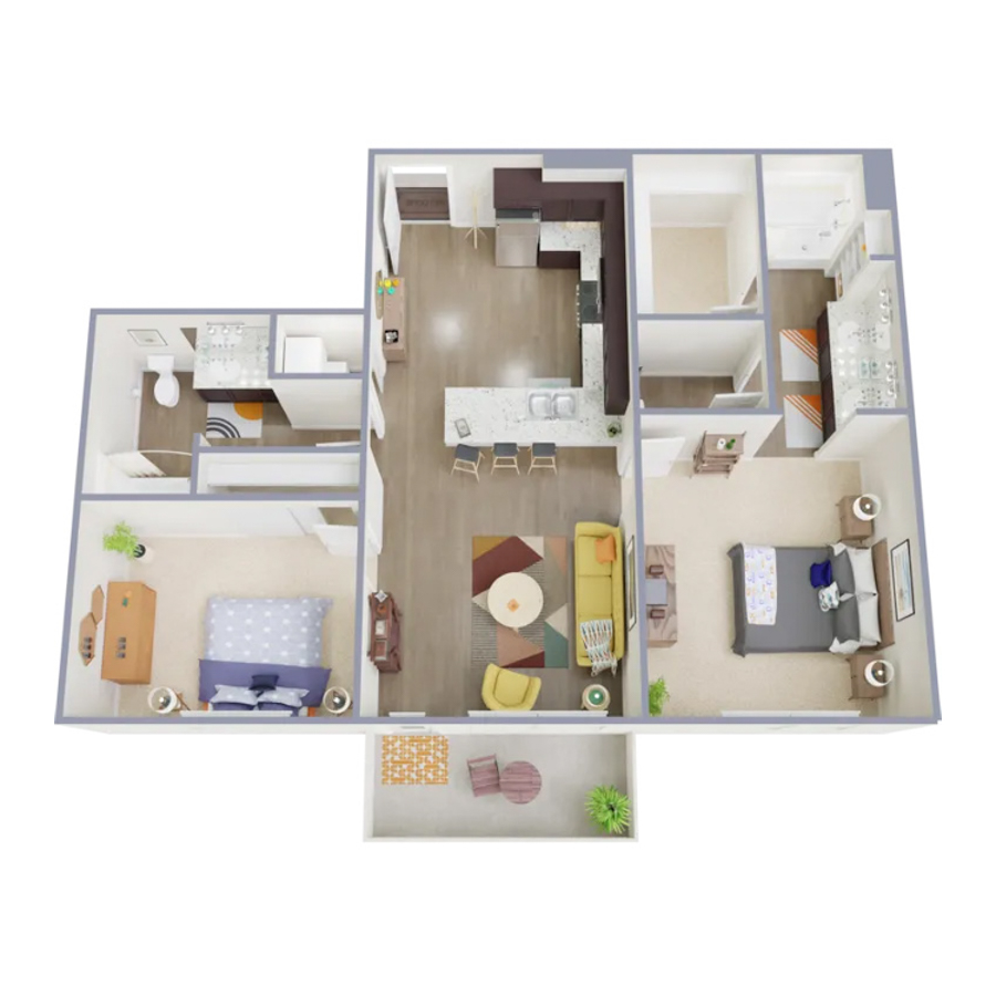 B2 floor plan