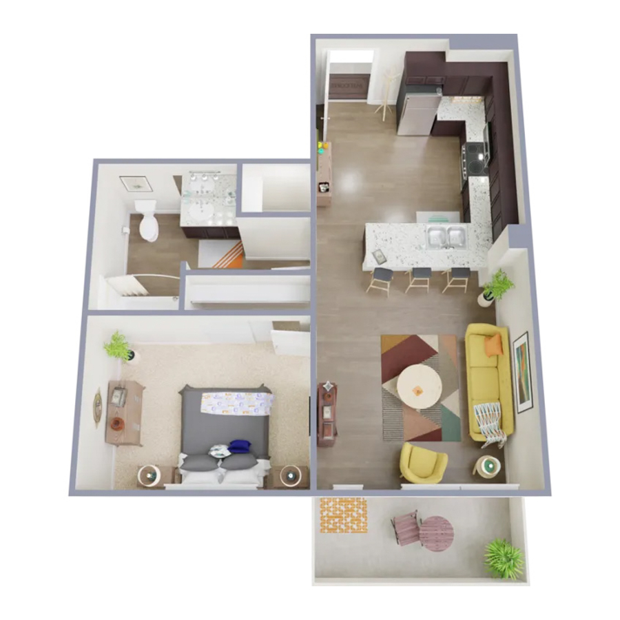 A2 floor plan