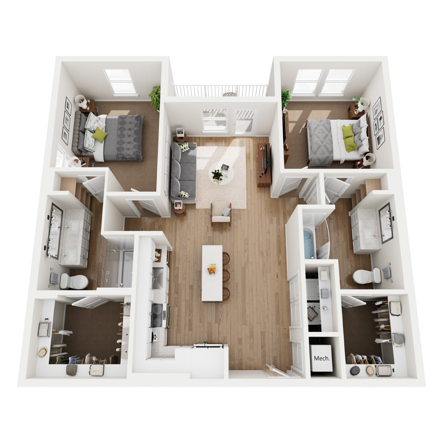 B1C floor plan