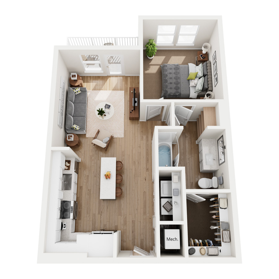 A1 floor plan