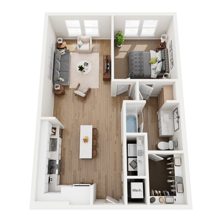 A2 floor plan