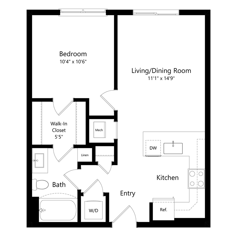 A1 floor plan