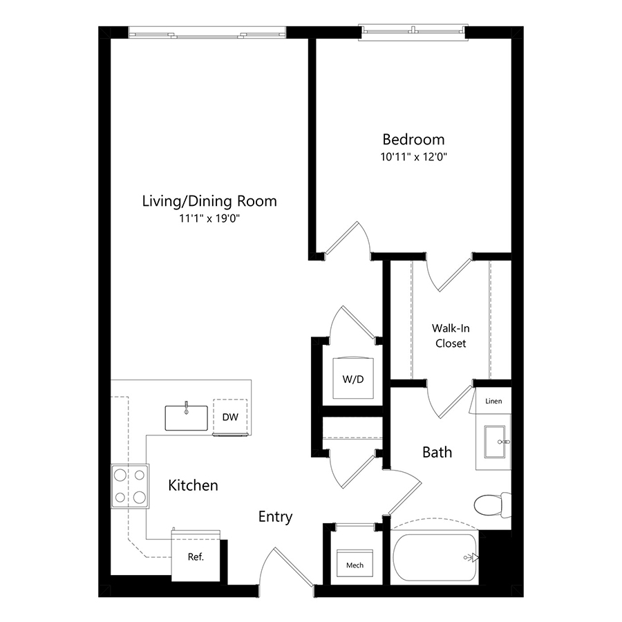 A6 floor plan
