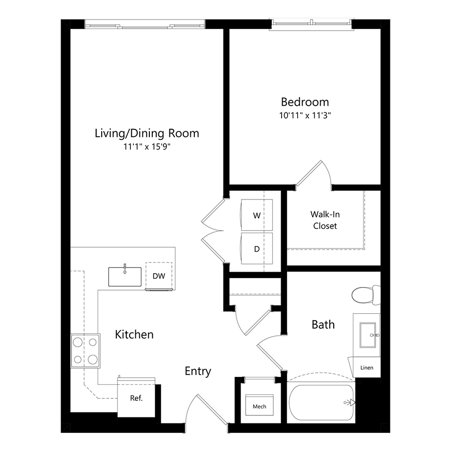 A2A floor plan