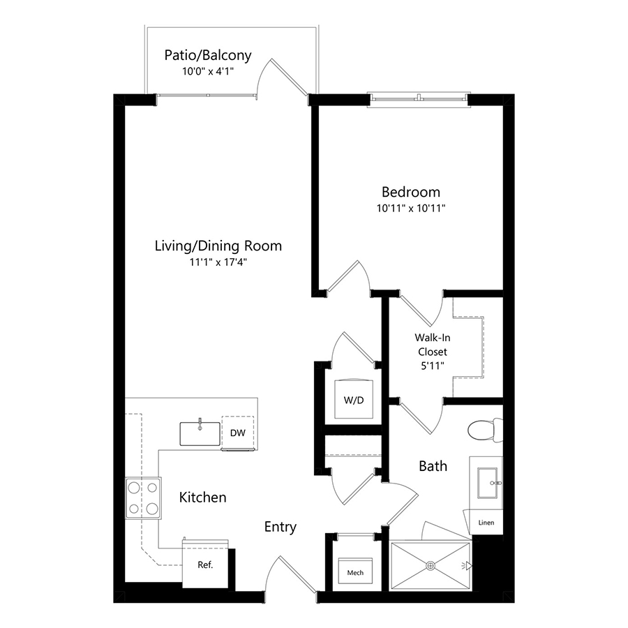 A2 floor plan