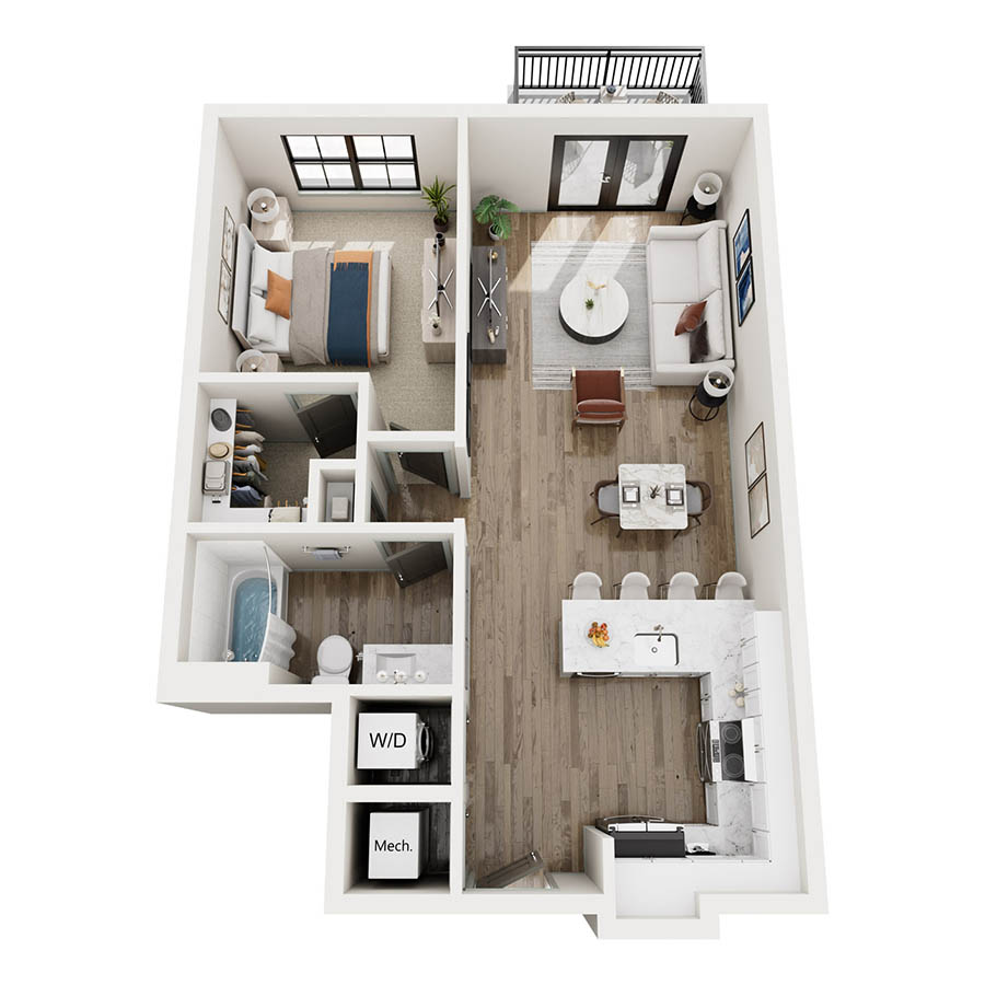 A1 floor plan