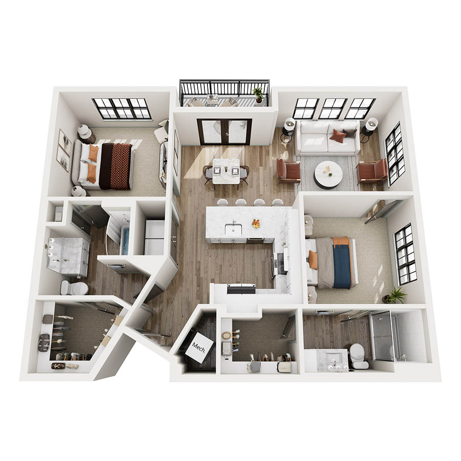 B2 floor plan