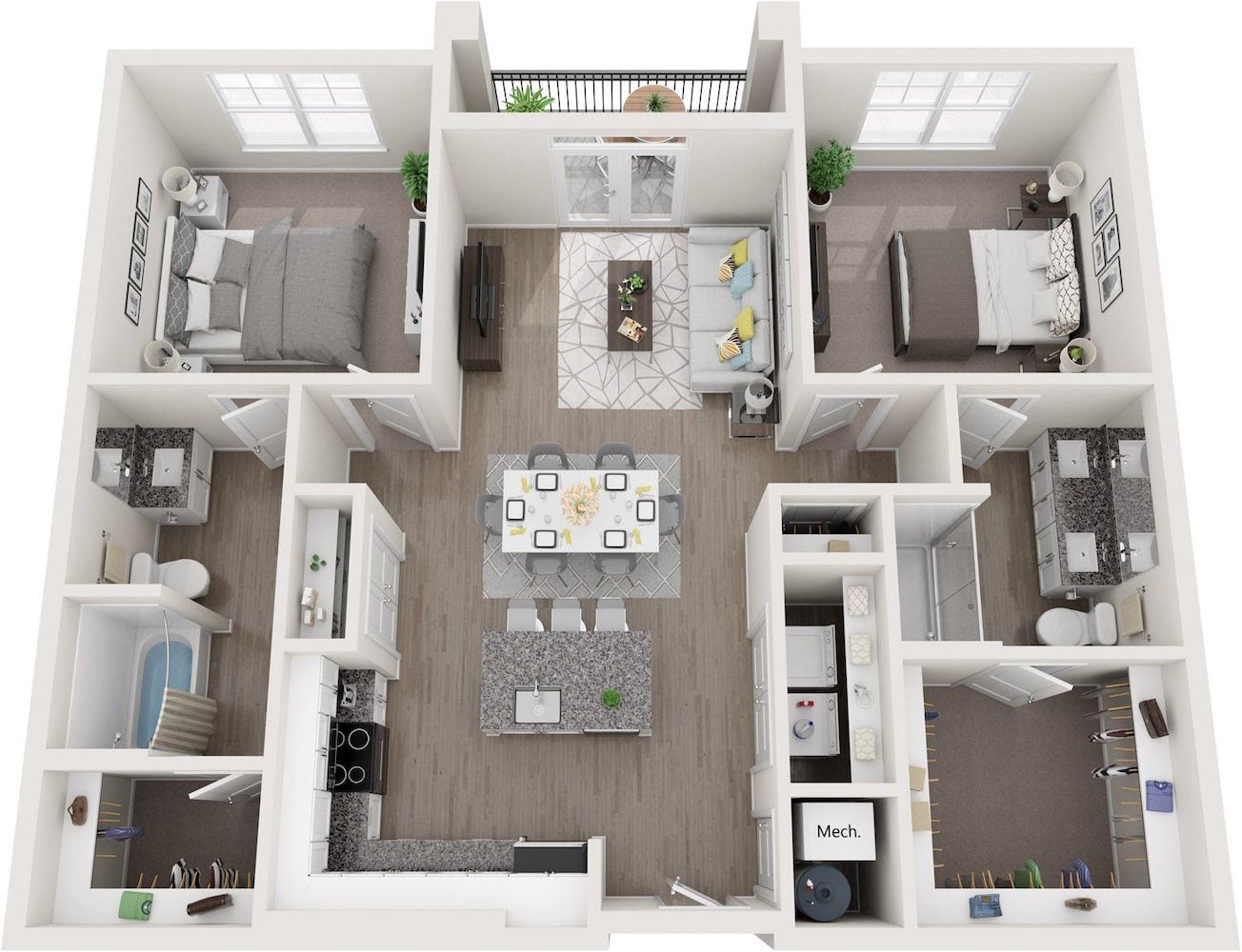 B2 floor plan