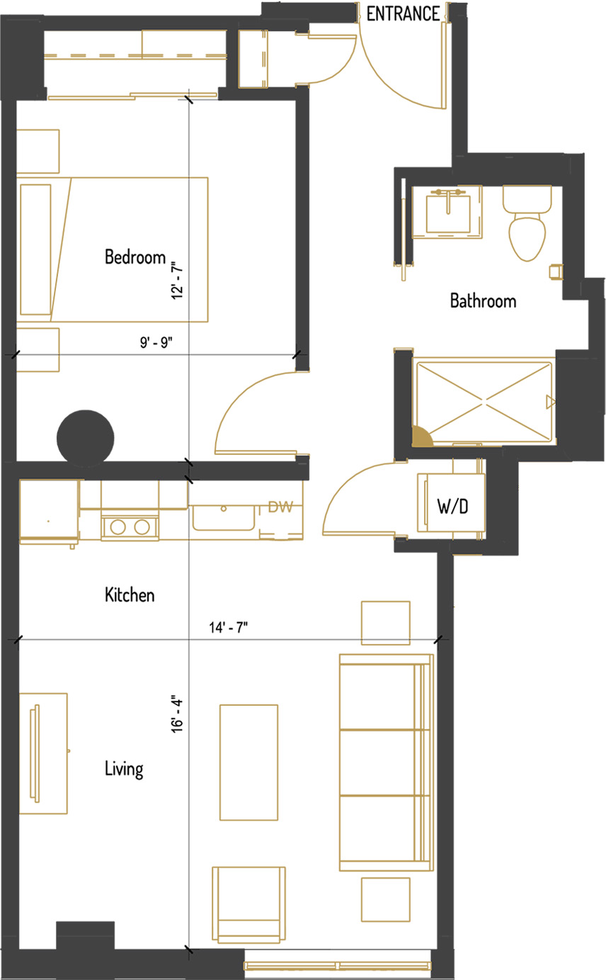 Unit 311 floor plan