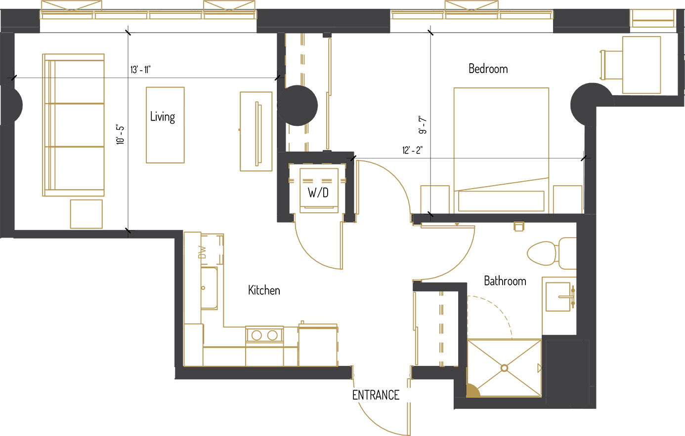Unit 250 floor plan
