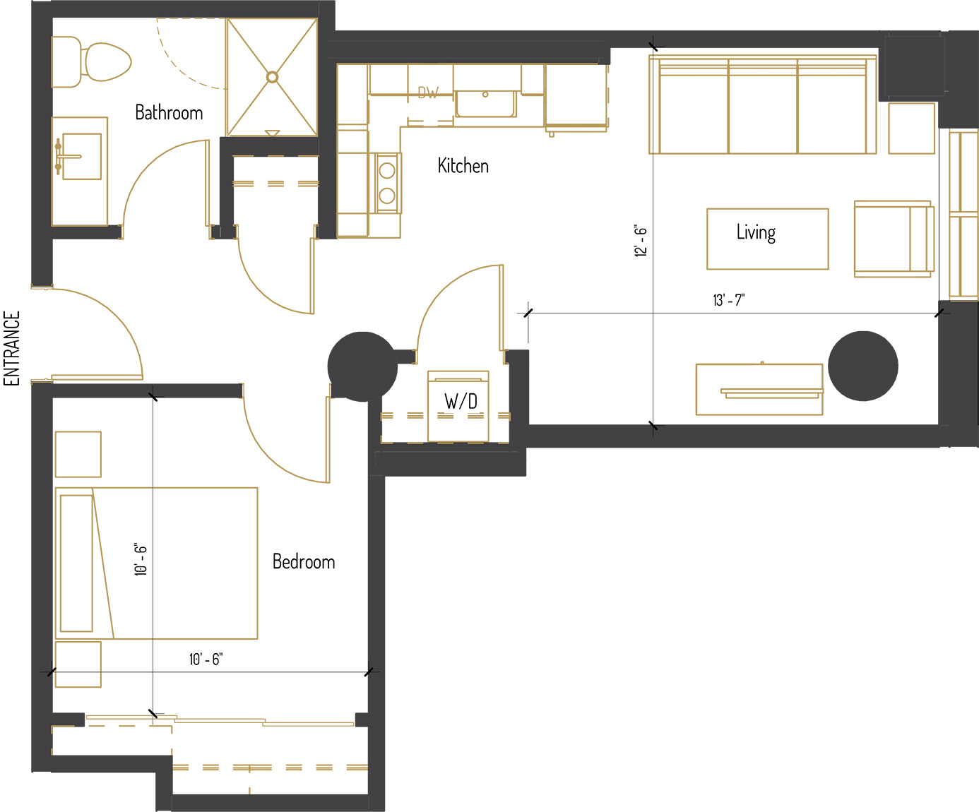 Unit 460 floor plan
