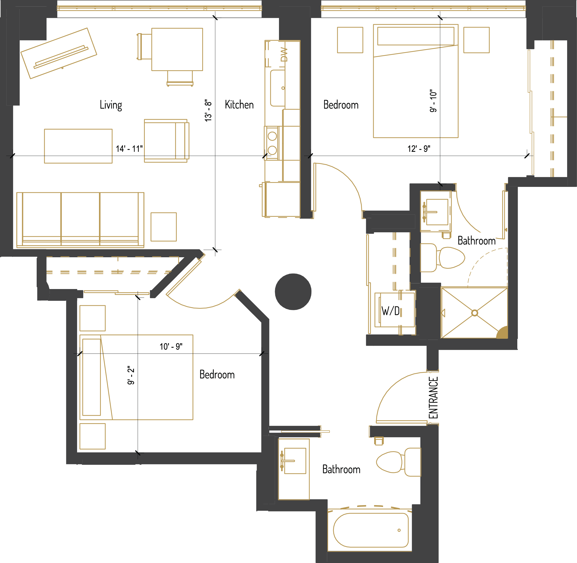 Unit 238 floor plan