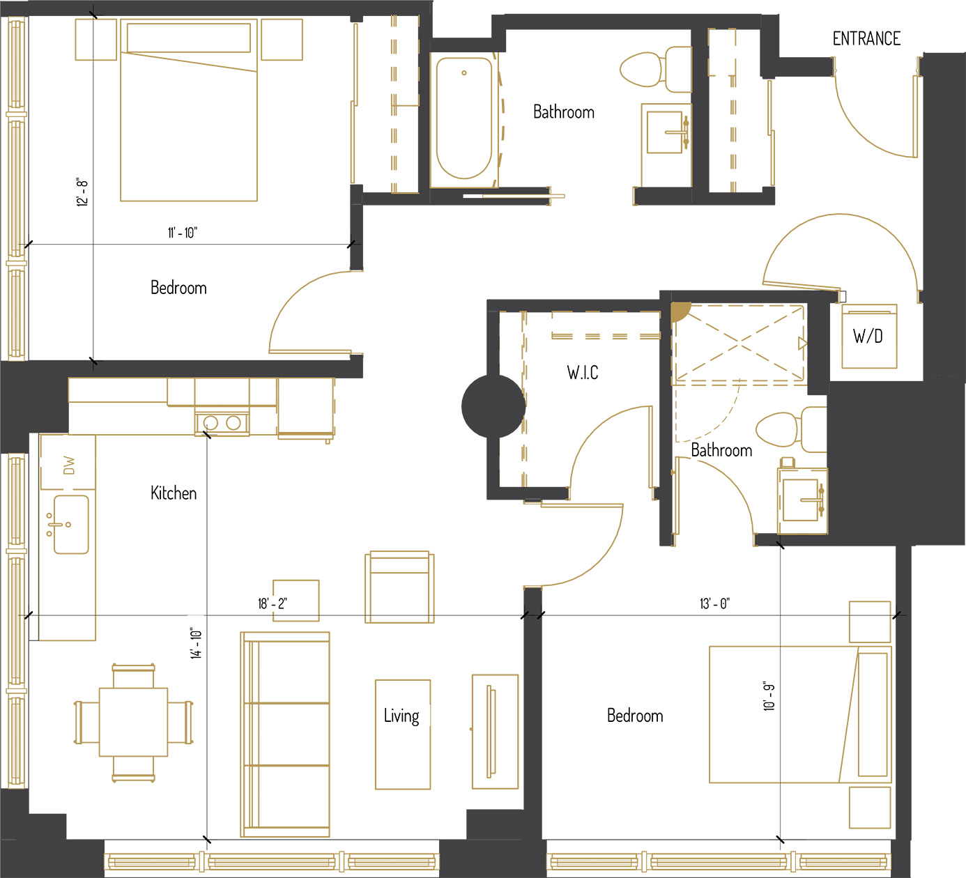 Unit 257 floor plan