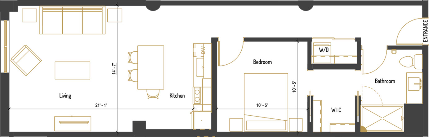 Unit 415 floor plan