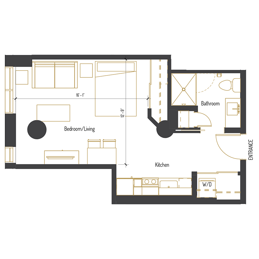 Unit 743 floor plan