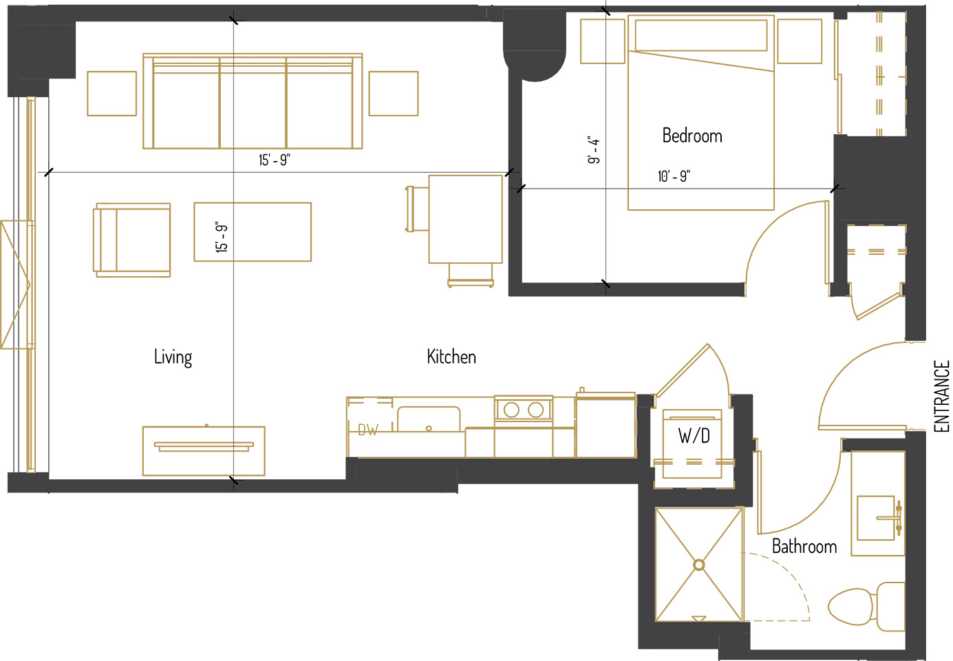 Unit 664 floor plan