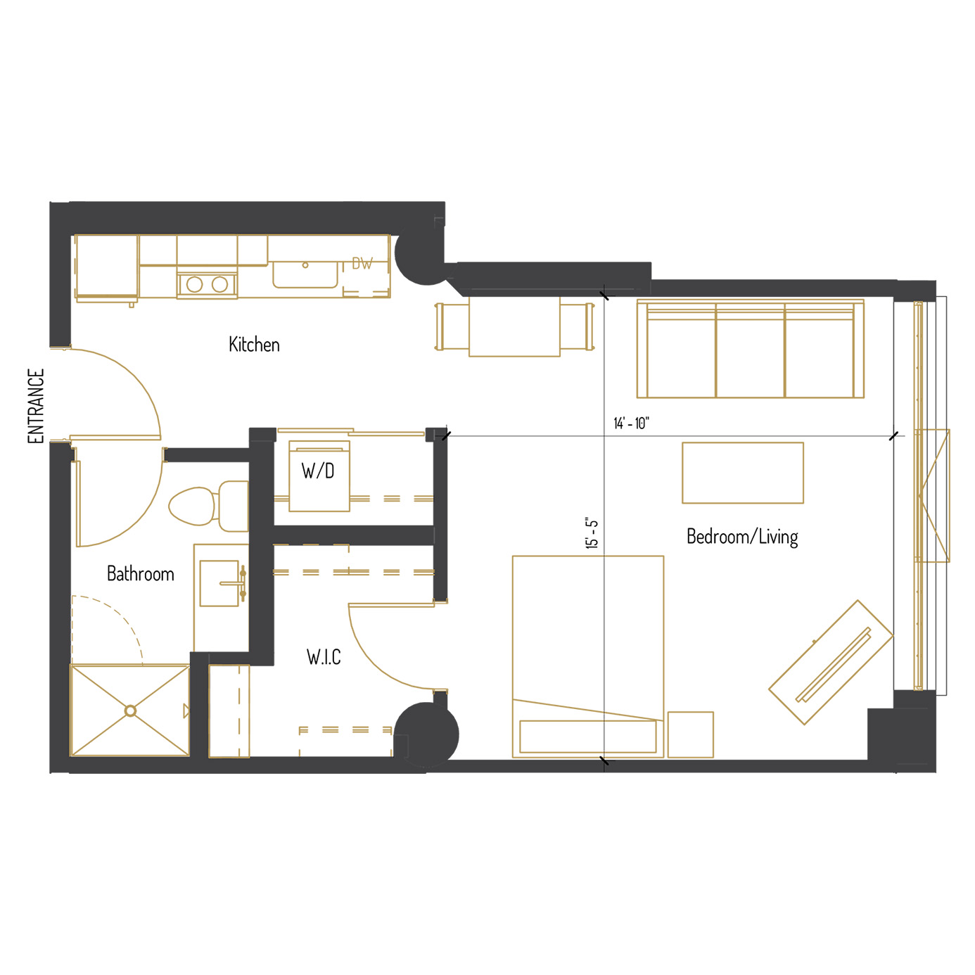 Unit 540 floor plan
