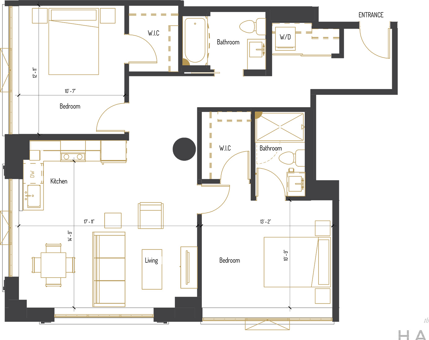 Unit 657 floor plan