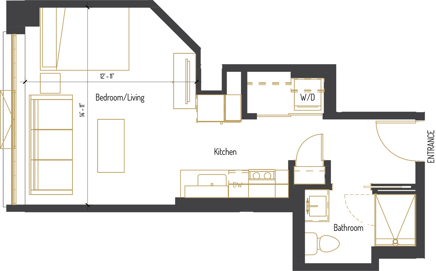 Unit 861 floor plan