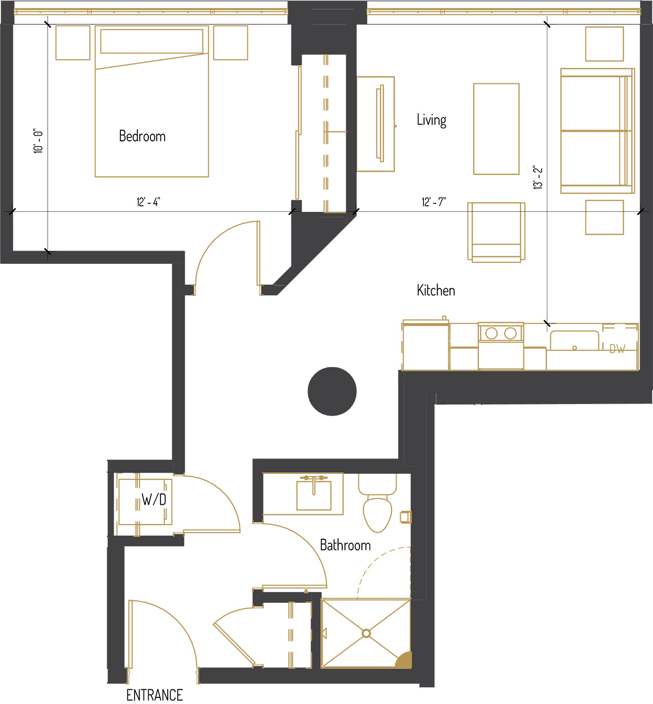 Unit 634 floor plan