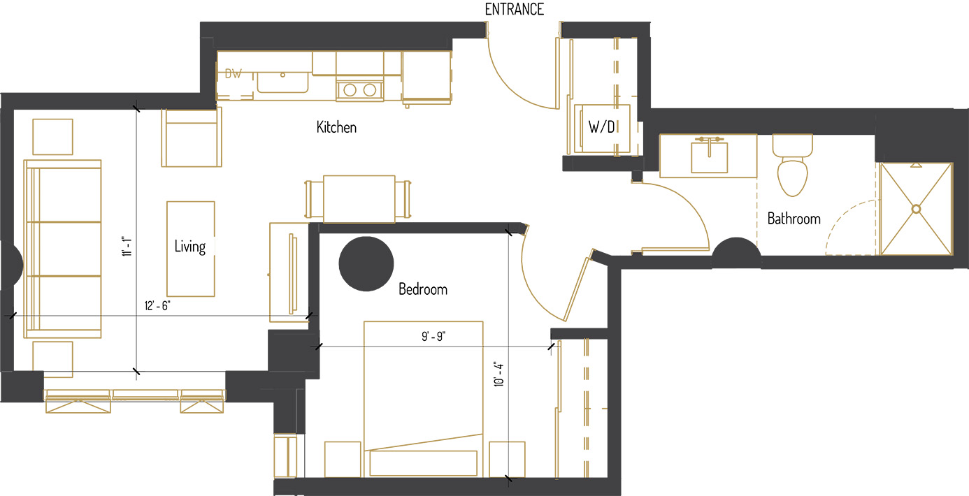 Unit 537 floor plan