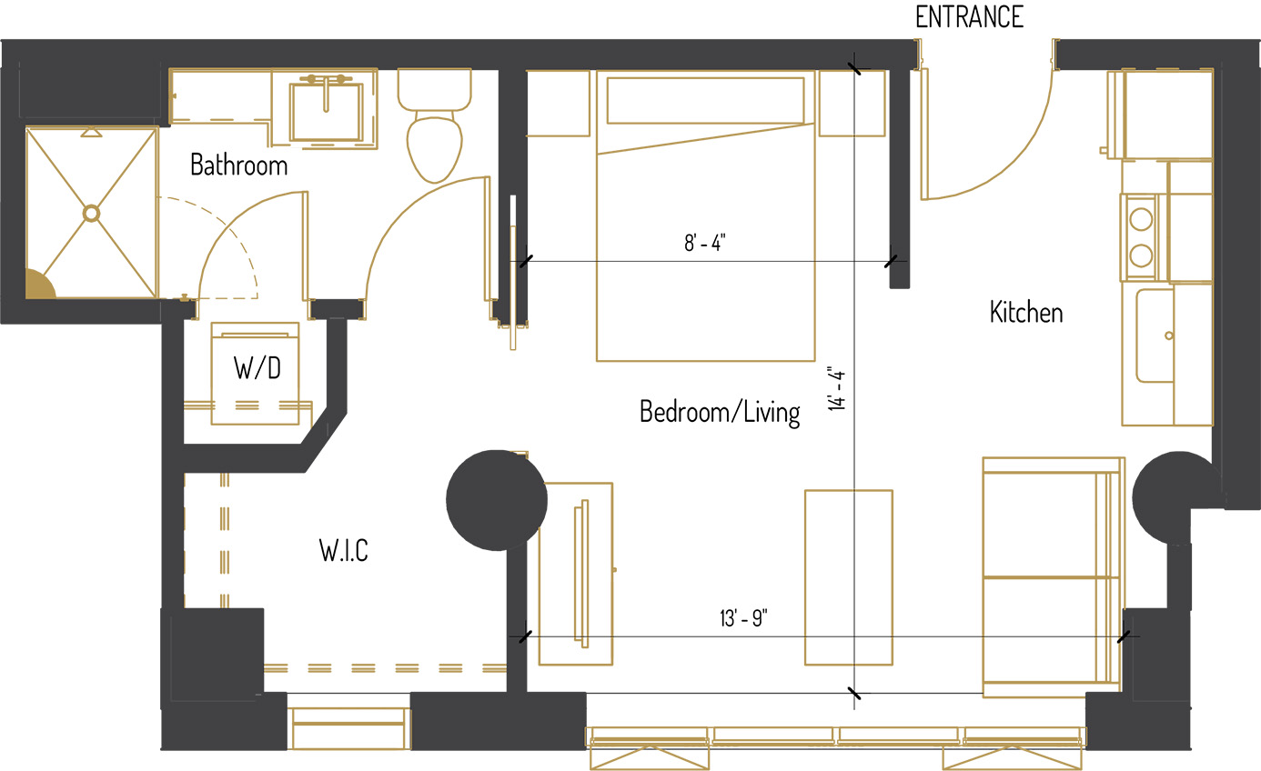 Unit 232 floor plan