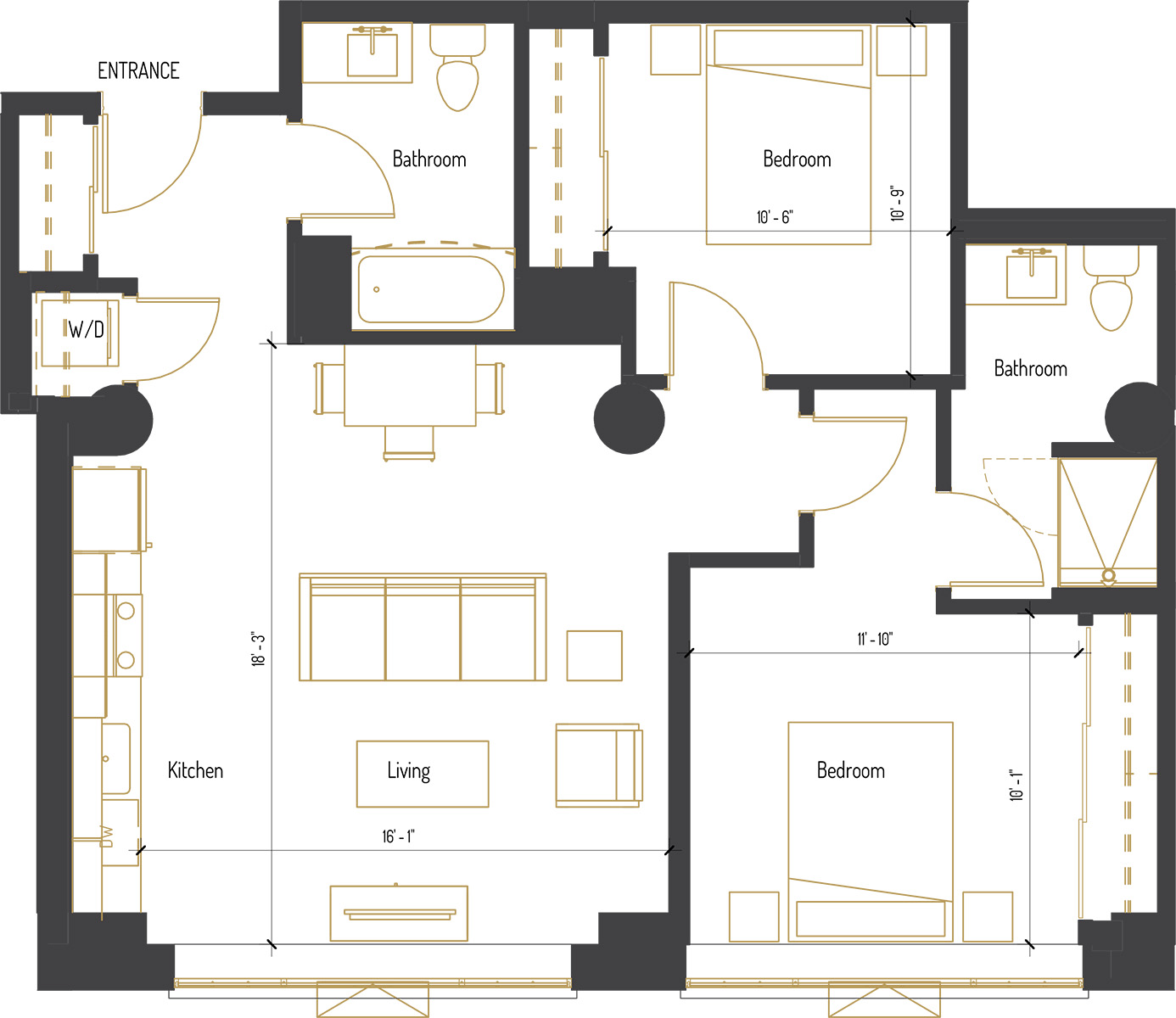 Unit 548 floor plan