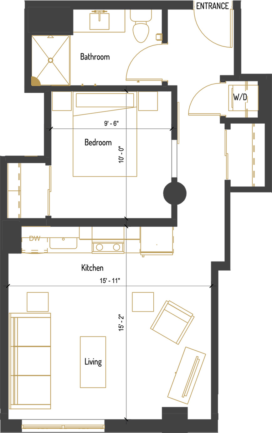 Unit 409 floor plan