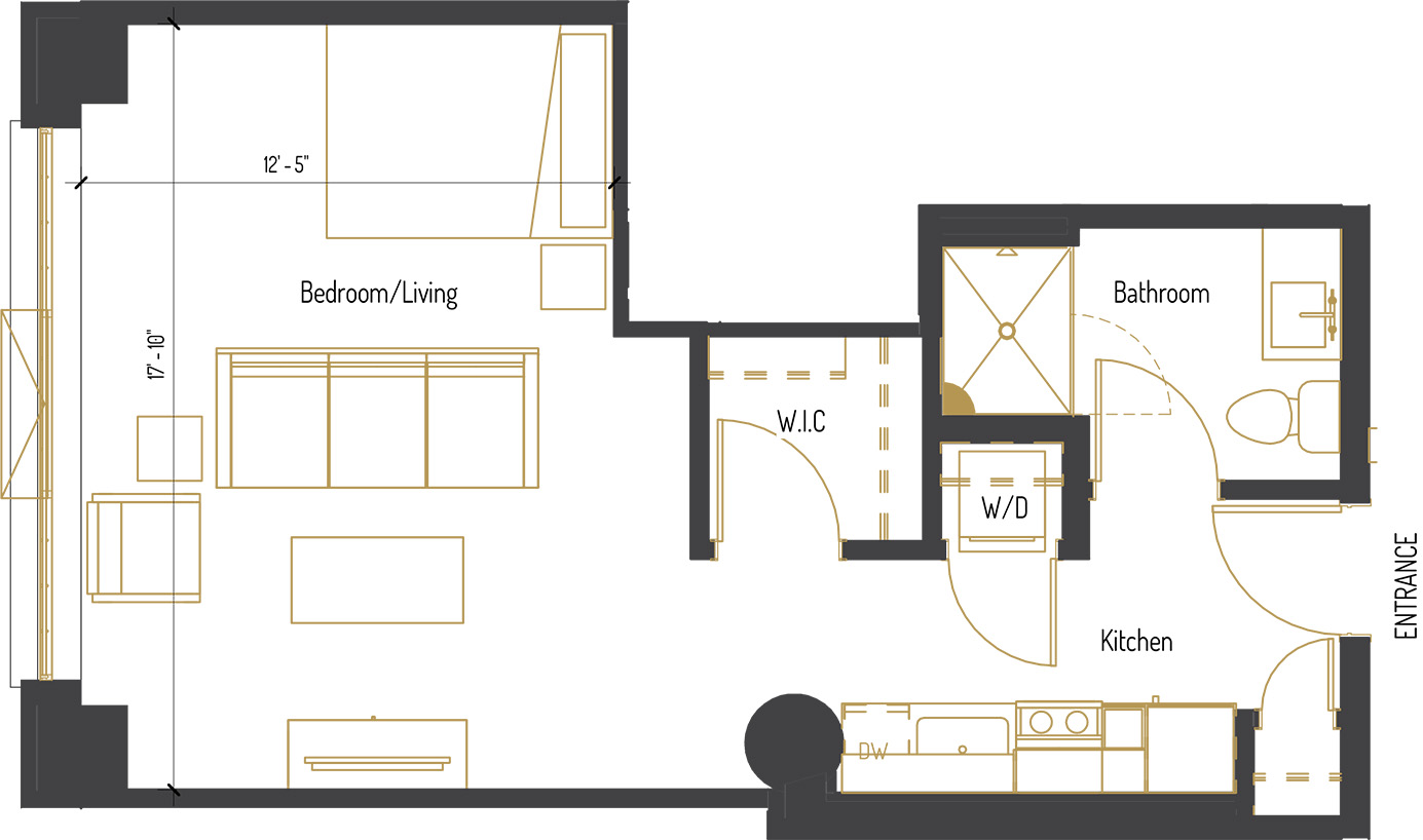 Unit 558 floor plan