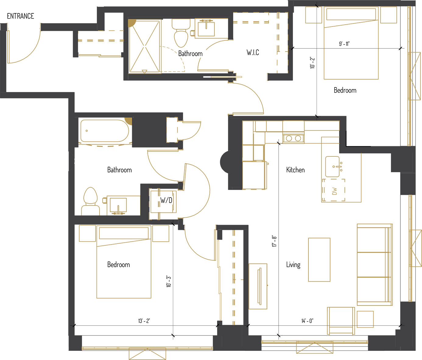 Unit 247 floor plan