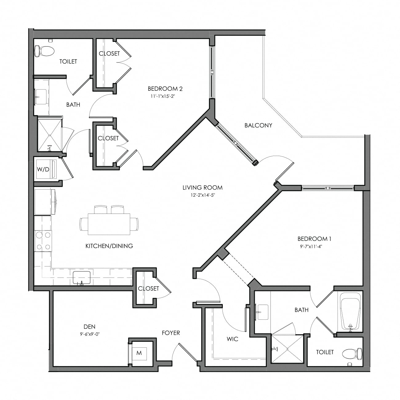 BD5-Bd floor plan