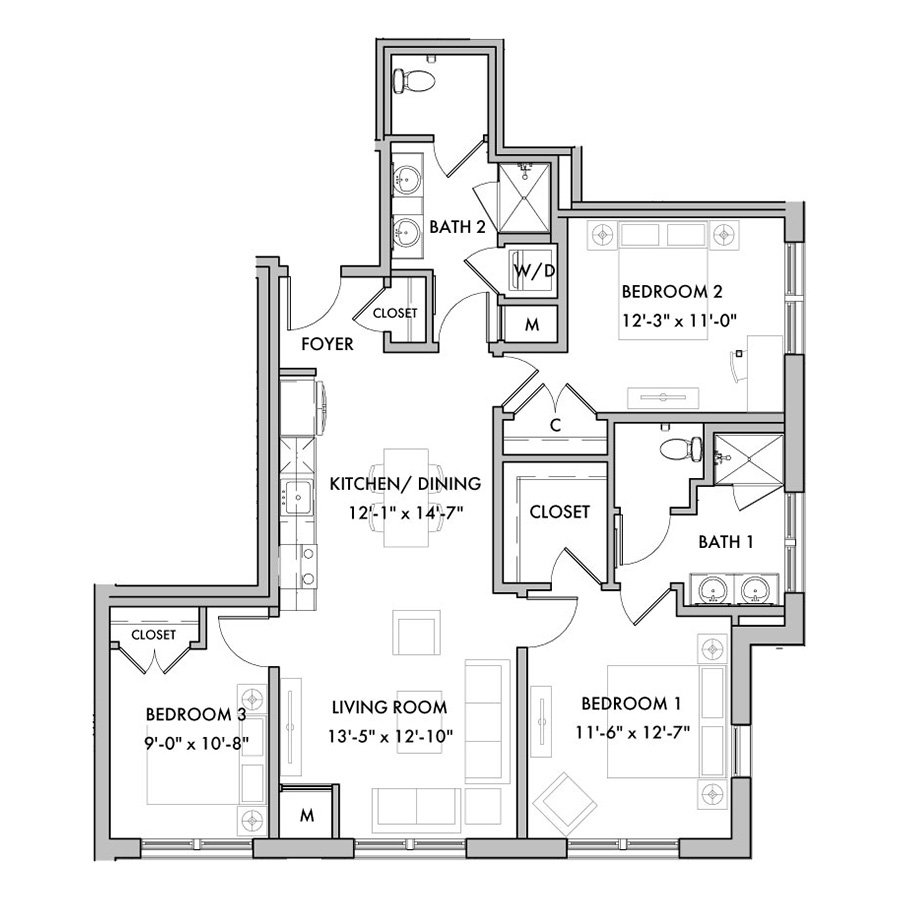 C4 floor plan